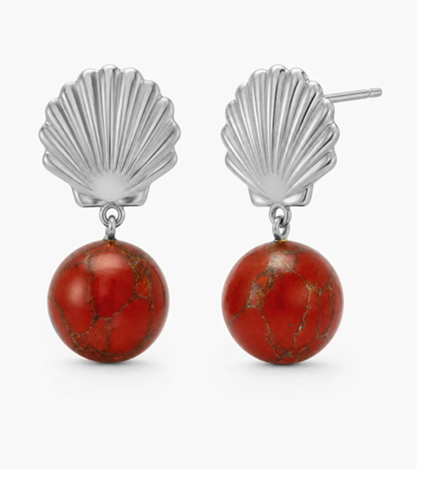 Sirena Shell Drop Earrings