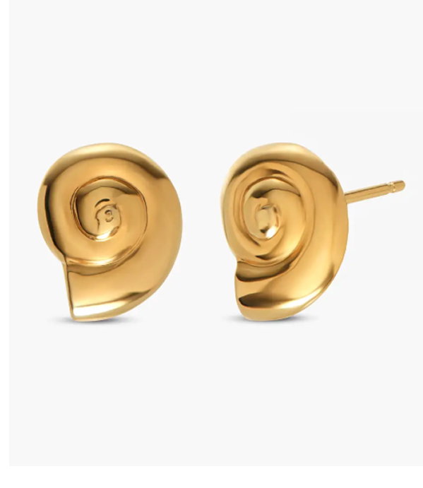 Spiral Shell Studs