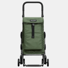 Playmarket Go Up Premium boodschappentrolley olive