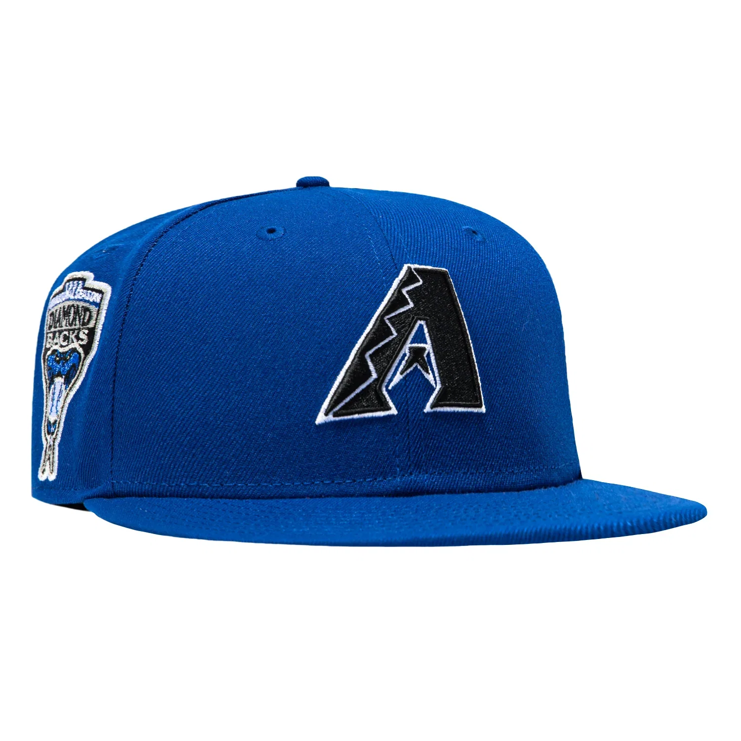 Image of New Era 59Fifty Arizona Diamondbacks Inaugural Patch A Hat - Royal, Black, White