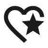 Donate points icon.