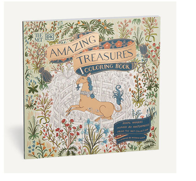 The Met Amazing Treasures Coloring Book