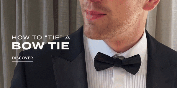 How To 'Tie' A Bow Tie