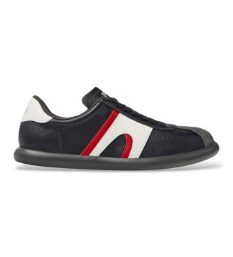 Zapatillas de piel Pelotas Soller negro