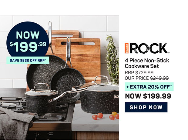 Baccarat Rock 4 Piece Non-Stick Cookware Set