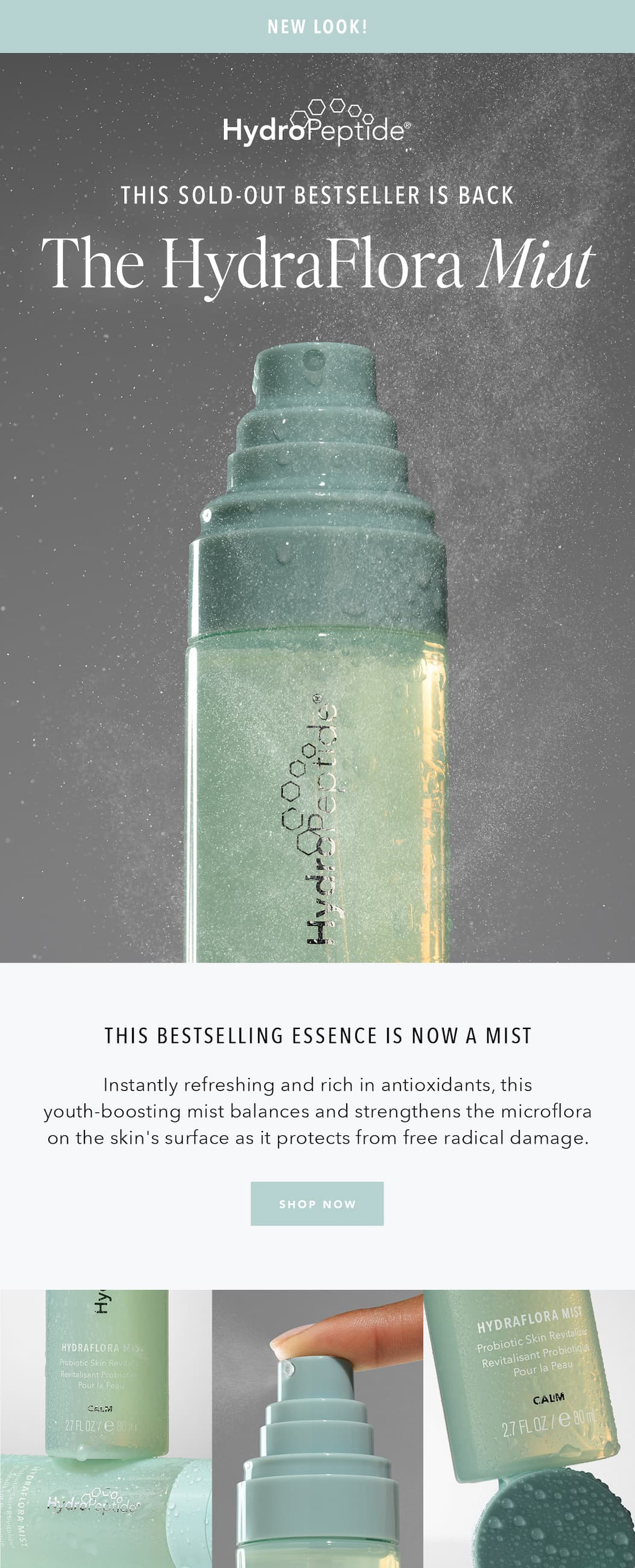 This sold-out bestseller is back - HydraFlora Mist
