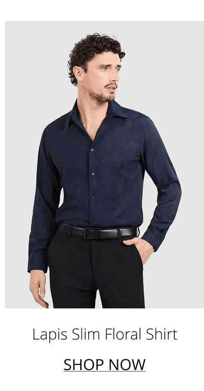 Lapis Slim Floral Shirt
