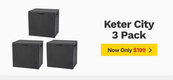 Keter City 3 Pack $199