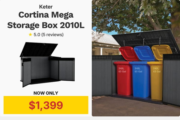 Cortina Mega Storage Box 2010L $1,399