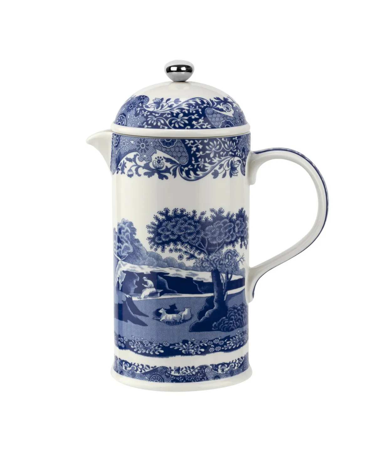 Blue Italian Cafetiere