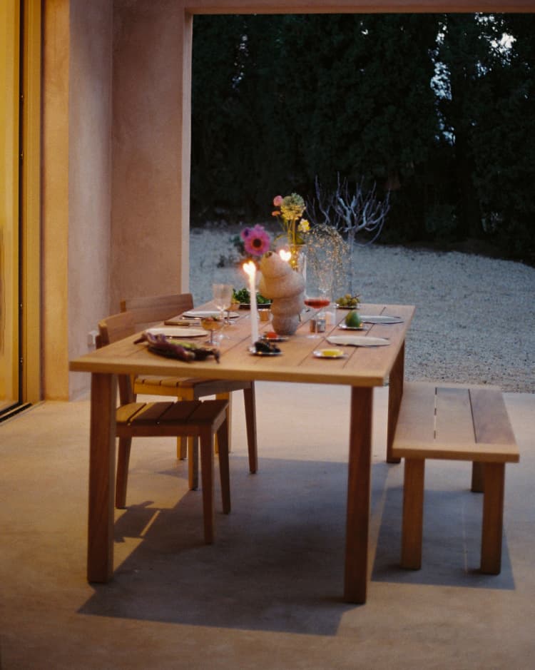 Mesa de comedor extensible Noma