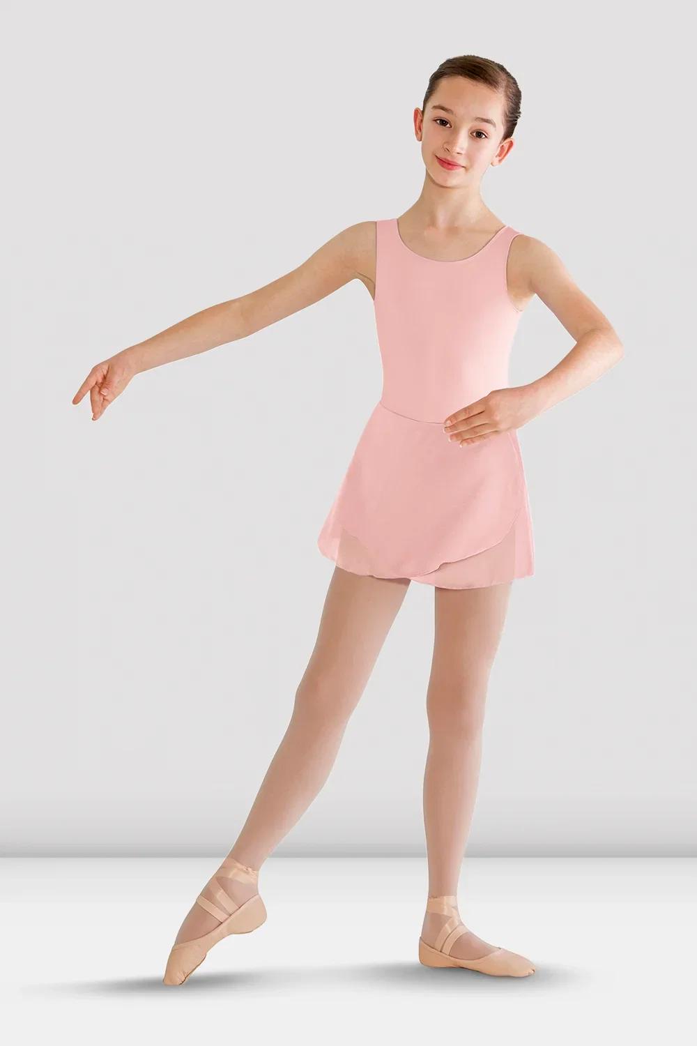 Image of Girls Riya Skirted Tank Leotard