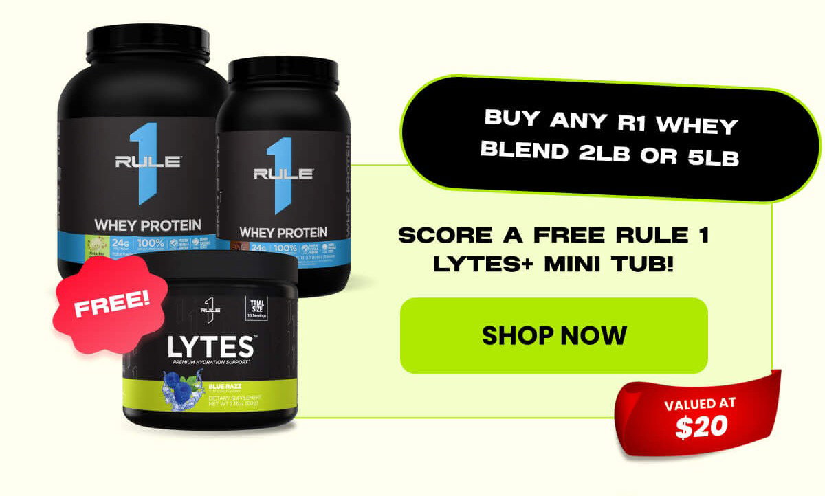 Buy any R1 Whey Blend 2lb or 5lb