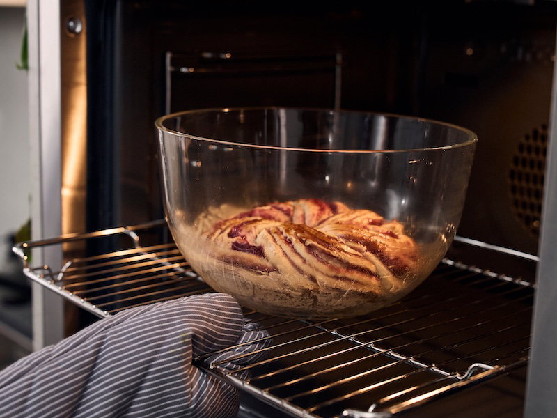 Glass bowls are oven and freezer safe. 