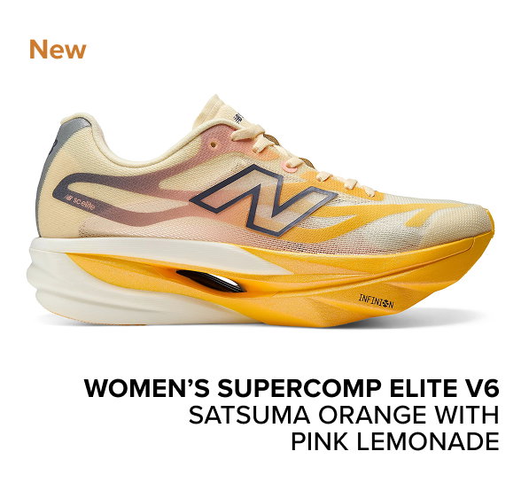 women’s SuperComp Elite v6 SATSUMA ORANGE WITH PINK LEMONADE