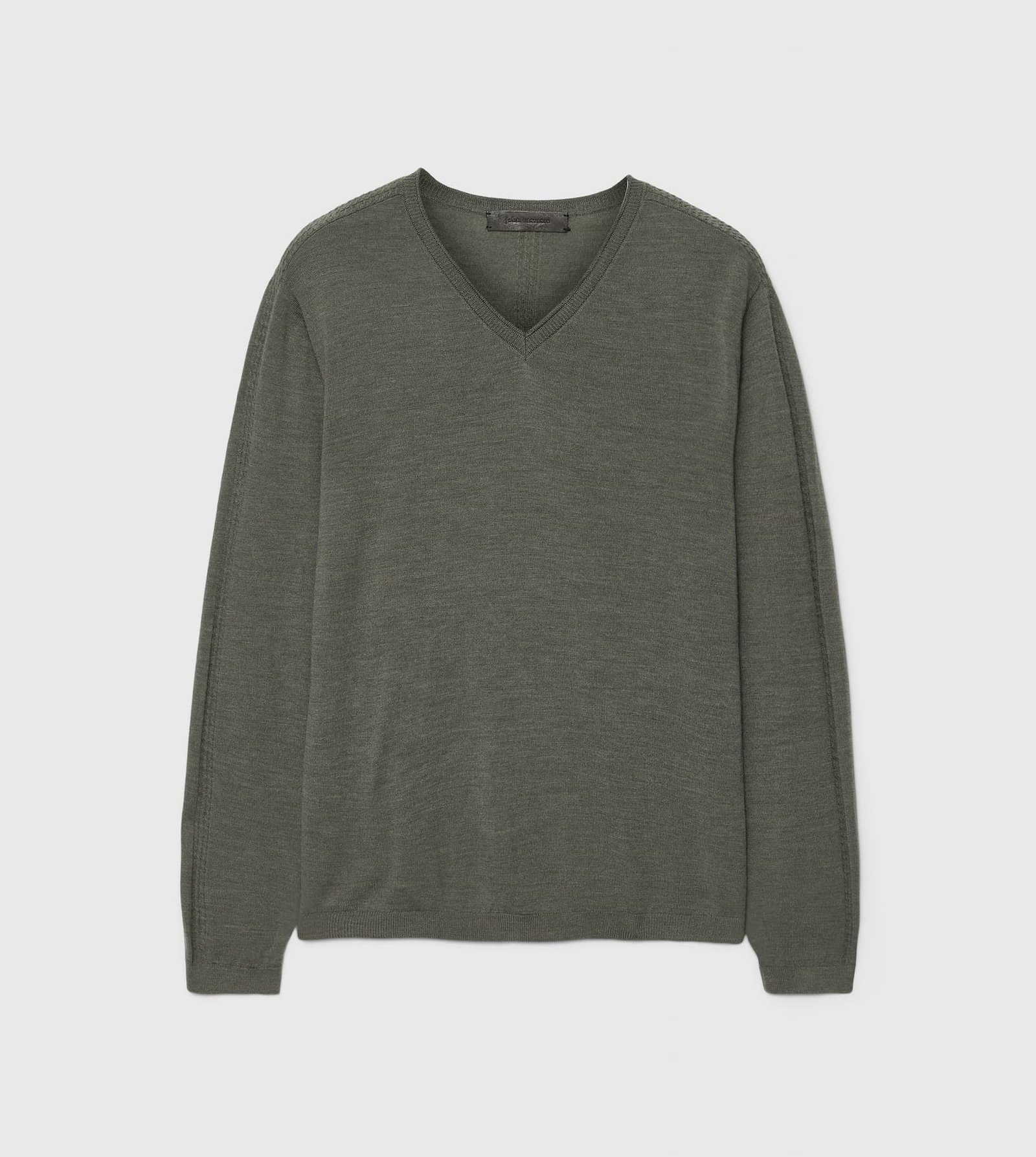 VICHY V-NECK SWEATER