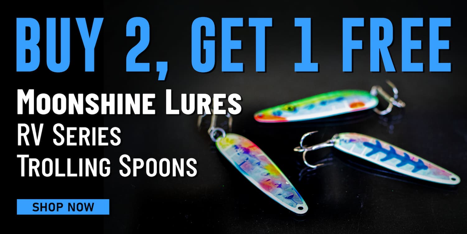 Buy 2, Get 1 Free Moonshine Lures RV Series Trolling Spoons Shop Now