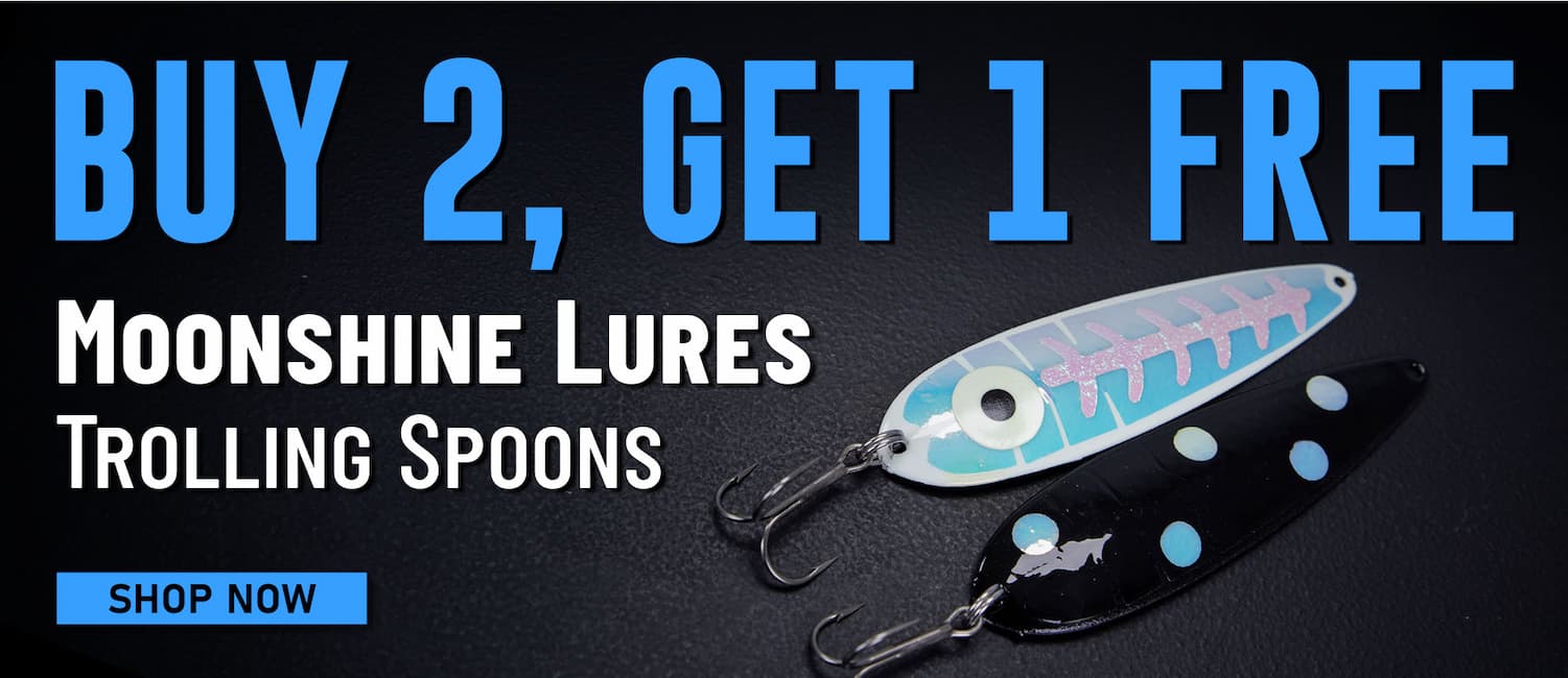 Buy 2, Get 1 Free Moonshine Lures Trolling Spoons Shop Now