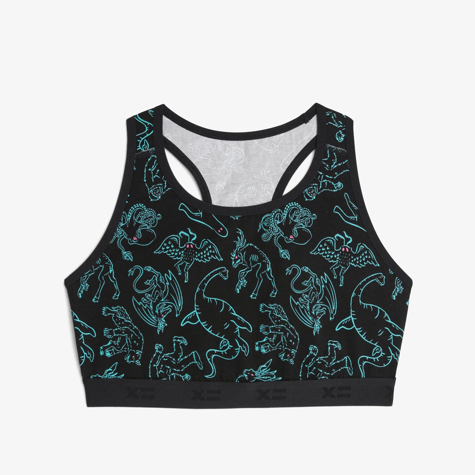 Image of Racerback Soft Bra - Cryptids