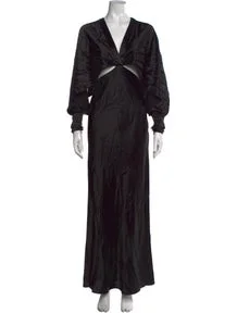 Silk Long Dress