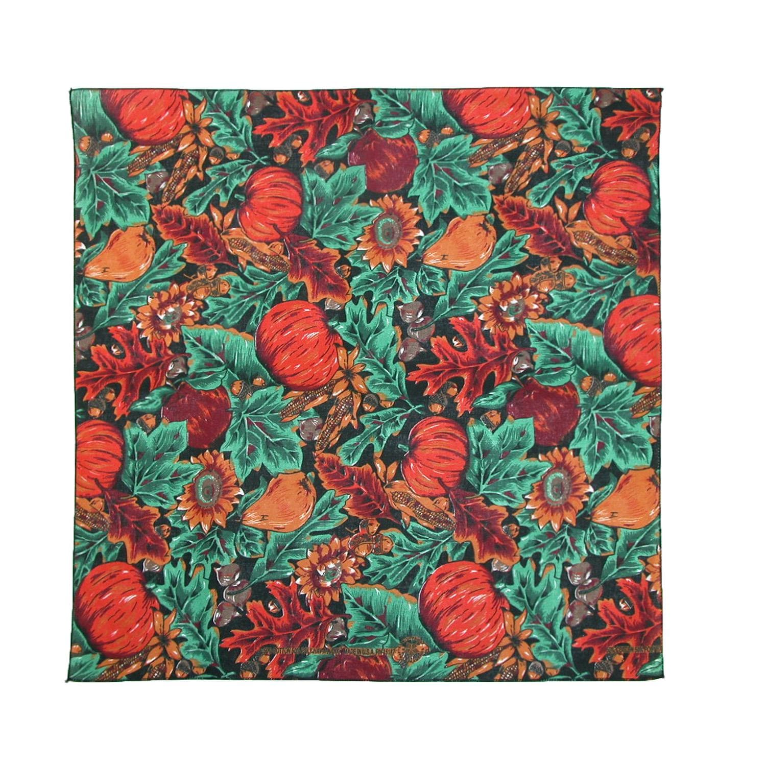 Image of CTM® Acorns and Pumpkins Fall Holiday Bandana