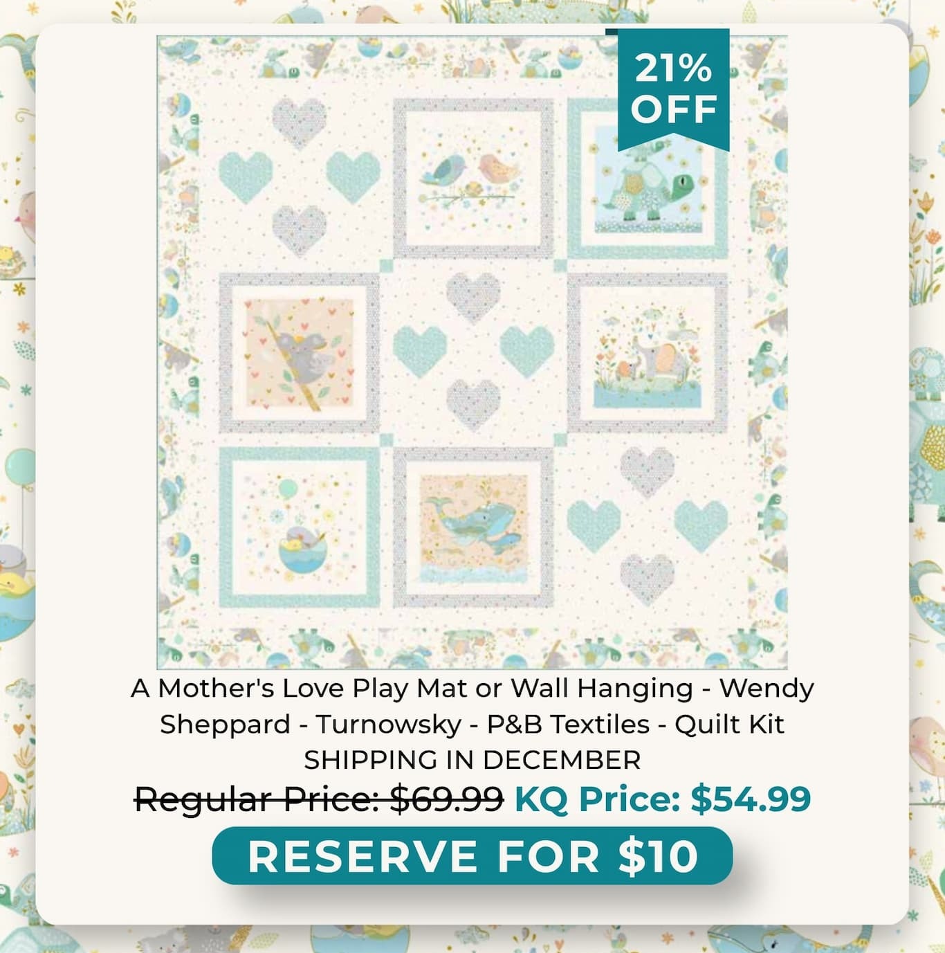 A Mother's Love Quilt Kit