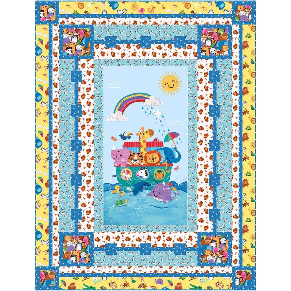 Image of Celestial Window - Susan Ziegler - Noah and Friends by Lindsey Sagar - Quilt Kit