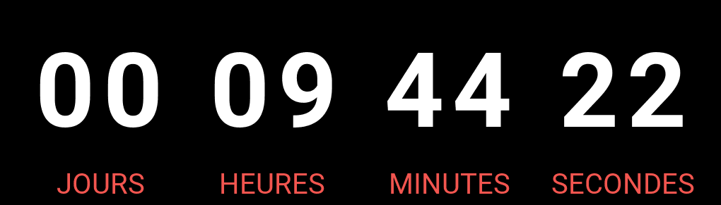 Compte à rebours jusqu'à 07:00