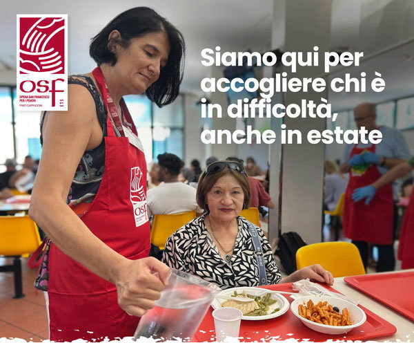Siamo qui per accogliere chi è in difficoltà, anche in estate