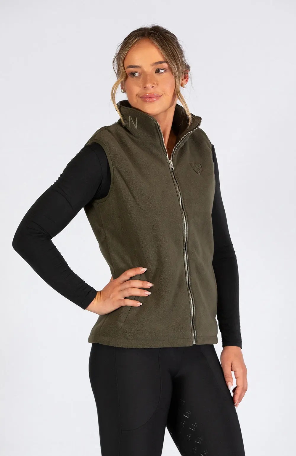 BARE Winter Series Manor Teddy Vest - Khaki