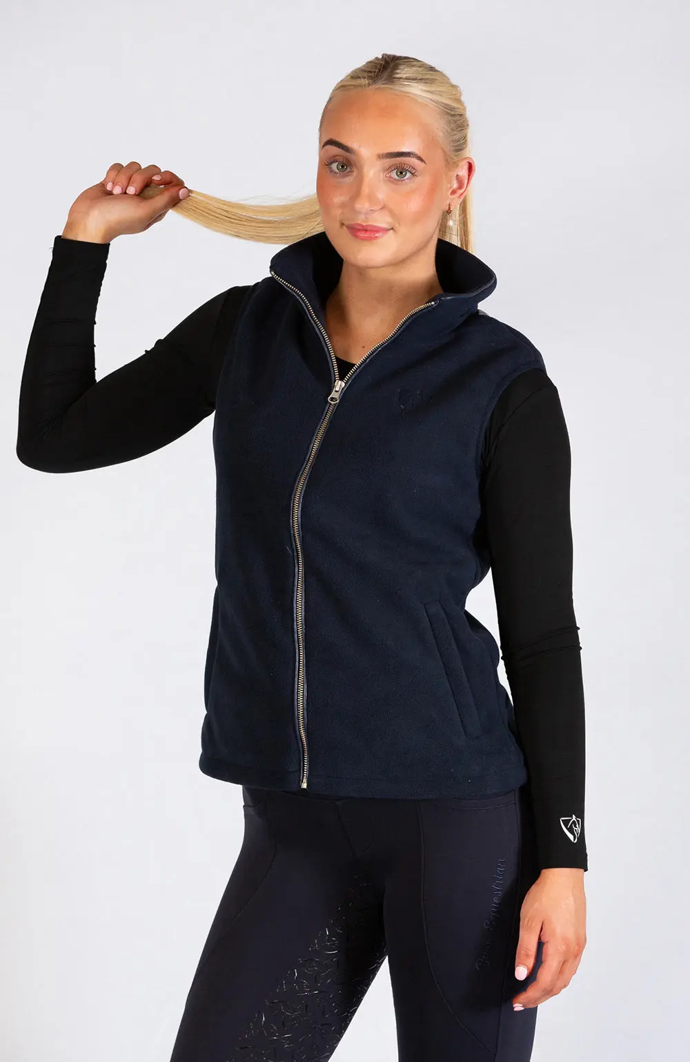 BARE Winter Series Manor Teddy Vest - Navy