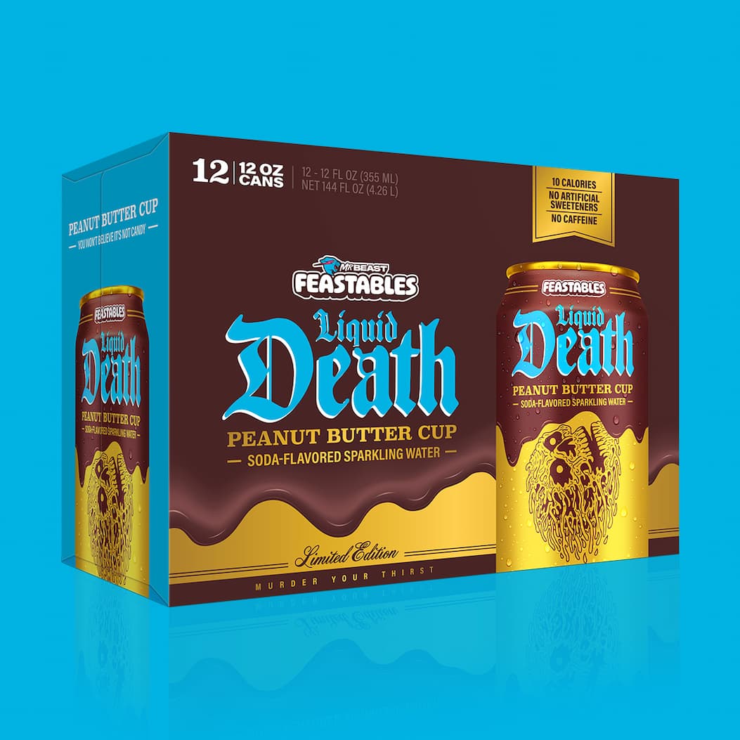 Liquid Death x Feastables