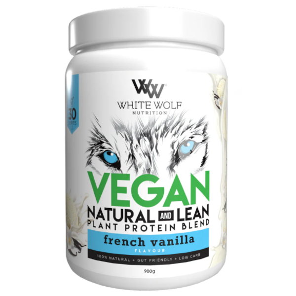 White Wolf Vegan Plant Protein Blend French Vanilla 900g