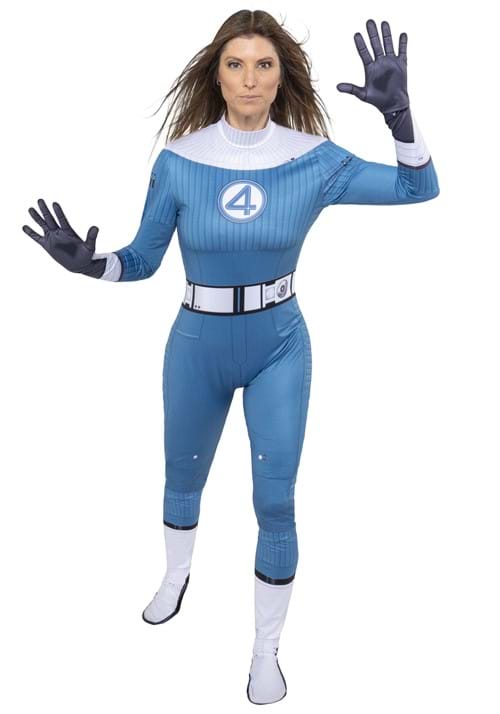Women's Fantastic Four Invisible Woman Zentai Suit Costume