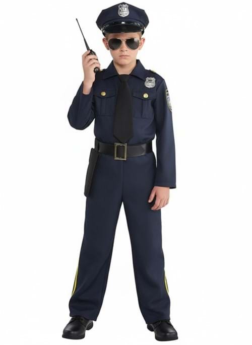 Boy's Police Officer Costume