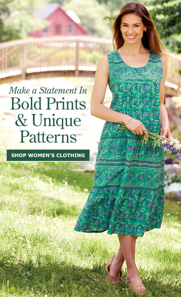 Make a Statement In Bold Prints & Unique Patterns. Shop Women's Clothing. Sleeveless Cotton Tiered Lounge Dress