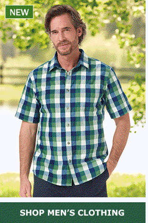 Shop Men's Clothing. New: Orton Brothers Comfort Cotton Plaid Short-Sleeve Shirt
