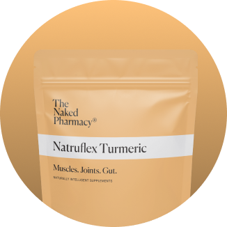 Natruflex Turmeric to support muscles, joints and gut health.