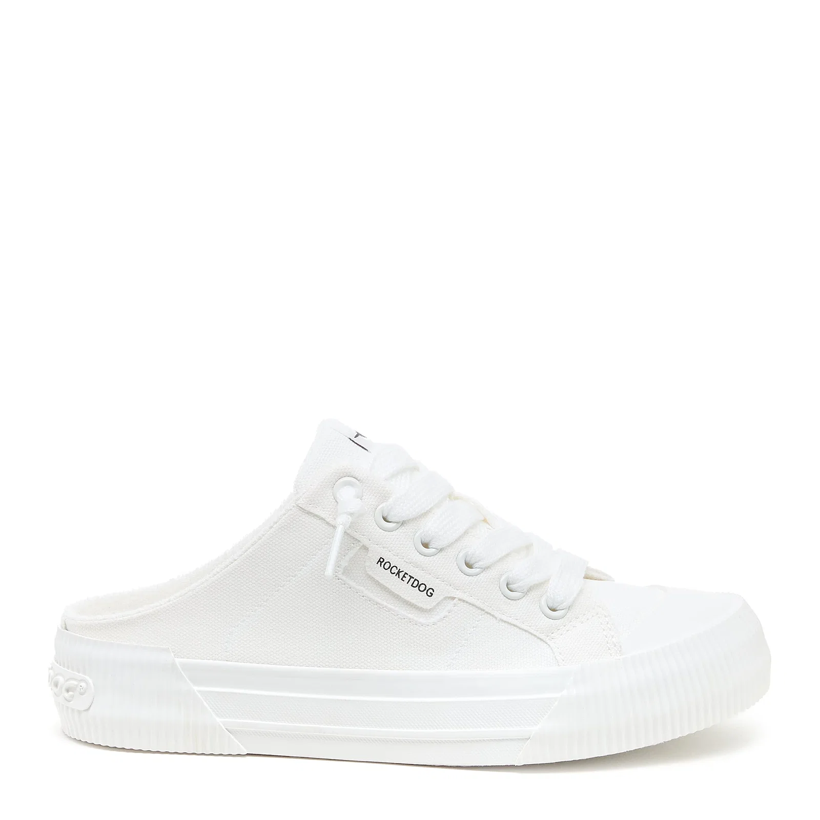 Image of Cheery White Mule Trainers