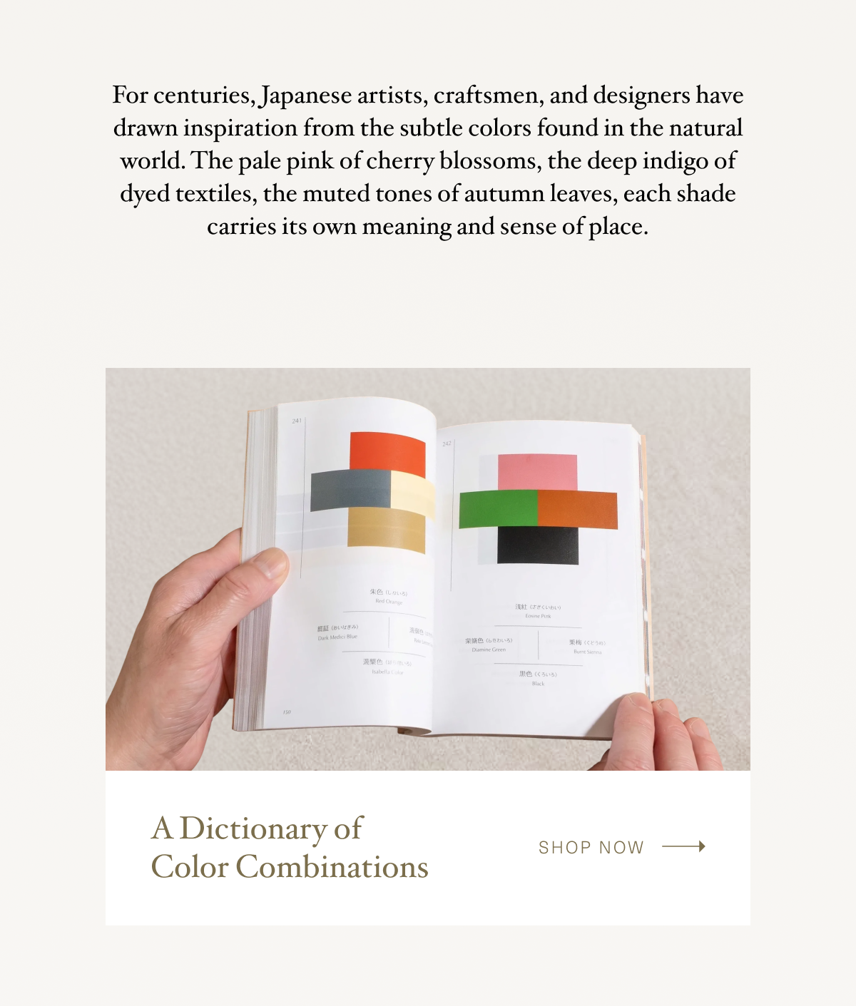 A Dictionary of Color Combinations
