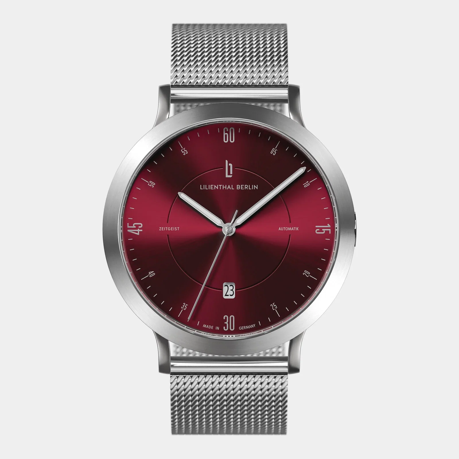 Image of Zeitgeist Automatik – Silver Bordeaux