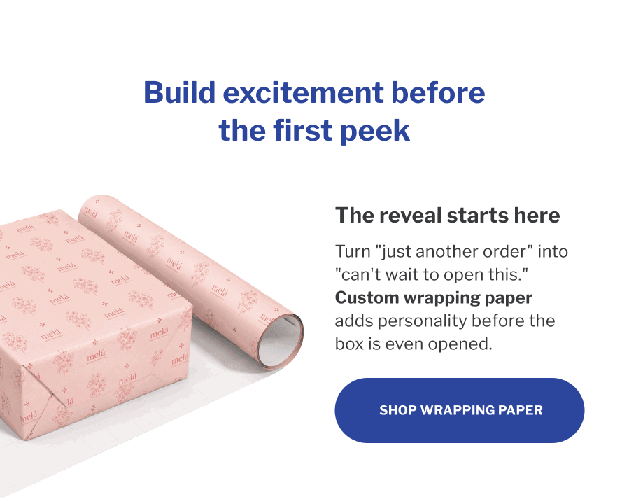 The reveal starts here | SHOP WRAPPING PAPER