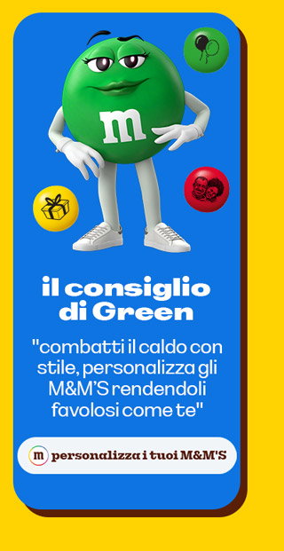 PERSONALIZZA I TUOI M&M'S