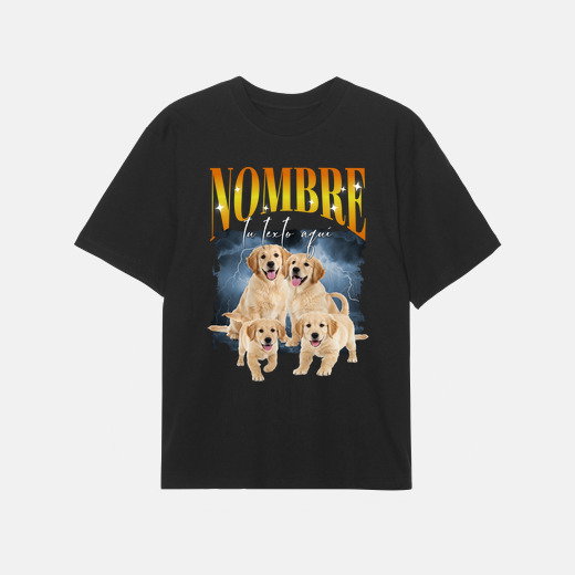 Camiseta Bootleg rap con fotos