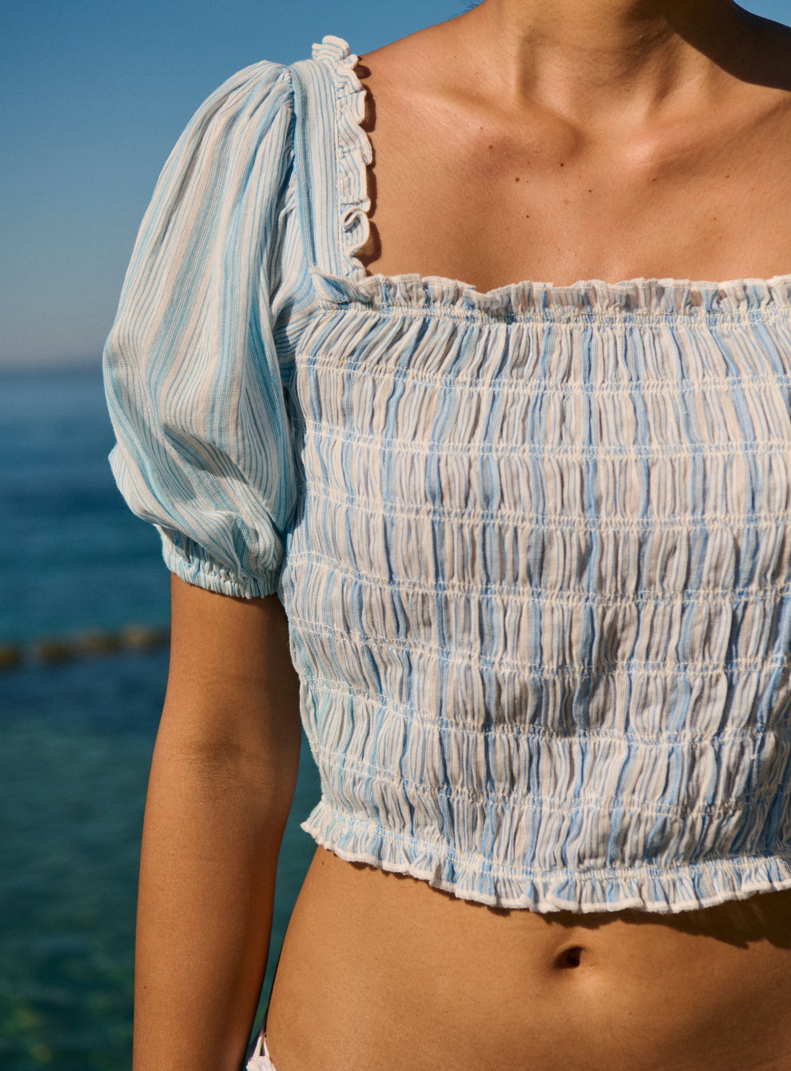 Albane top blue