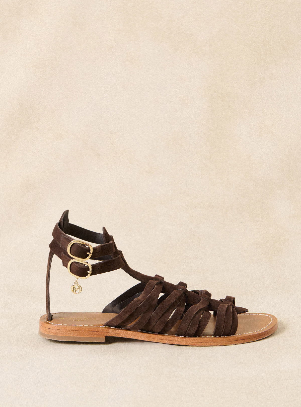 Cabriole sandals brown