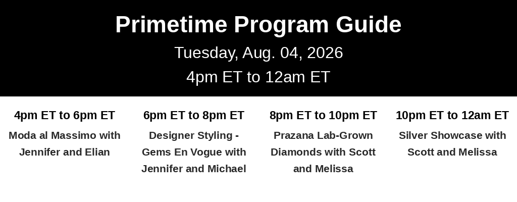 Primetime Program Guide