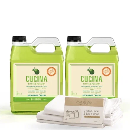 Hand Soap Refill Saving Bundle | Lime Zest and Cypress