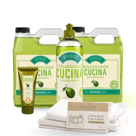 Dish Detergent Refill Bundle | Lime Zest and Cypress