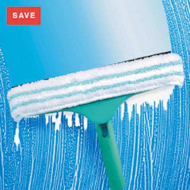 Leifheit Easy-Click Surface Cleaning 3-in-1 Window Wiper